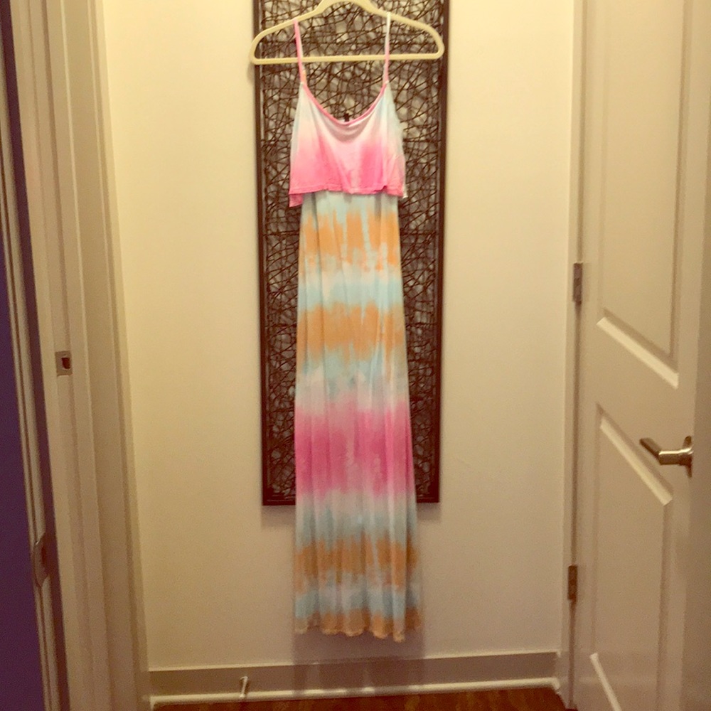 Lulu’s Rainbow Maxi Dress